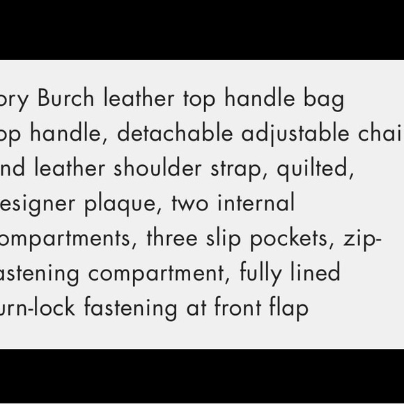 Tory Burch small Kira satchel. Black and Gold Quilted leather. Crossbody Bag - Picture 8 of 9